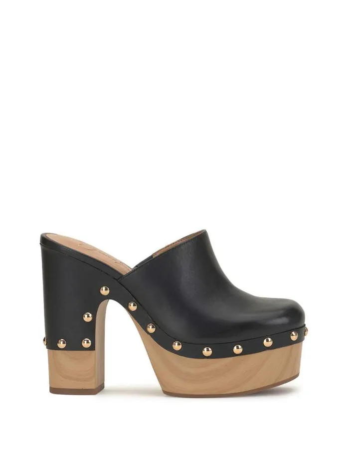 Slides and Mules Shoes Jessica Simpson Dasally Platform Mule In Black