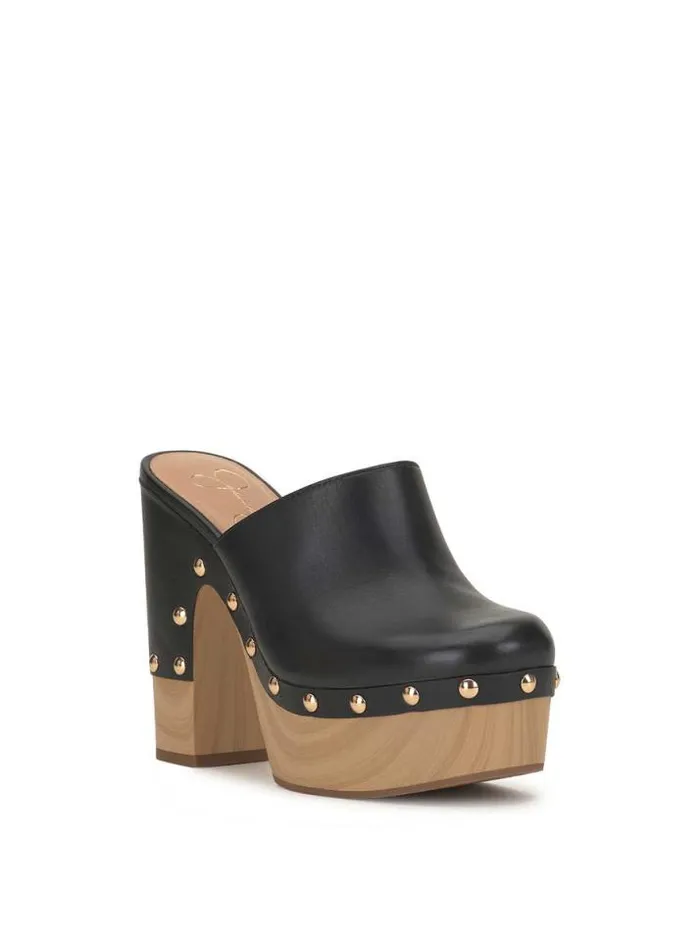 Slides and Mules Shoes Jessica Simpson Dasally Platform Mule In Black