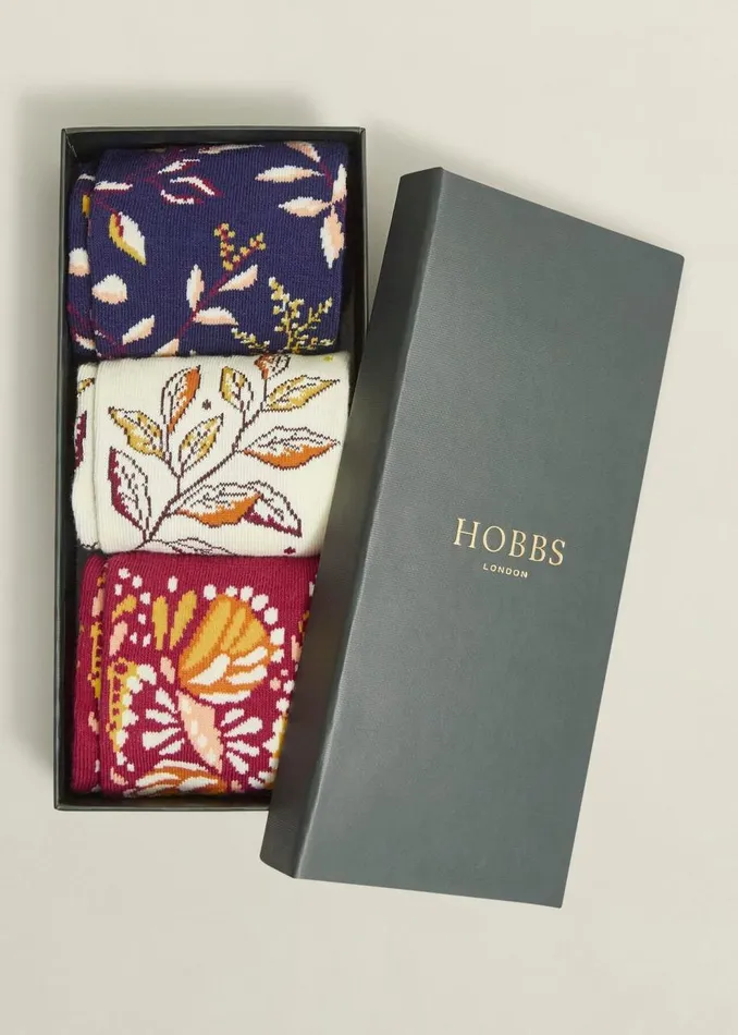 Socks and Tights Women HOBBS Butterfly Sock Set Multi