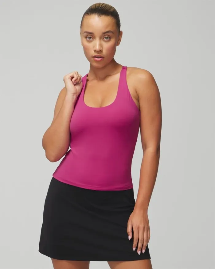 Soma 247 Racerback Bra Tank Limelight Women Tops and Bodysuits