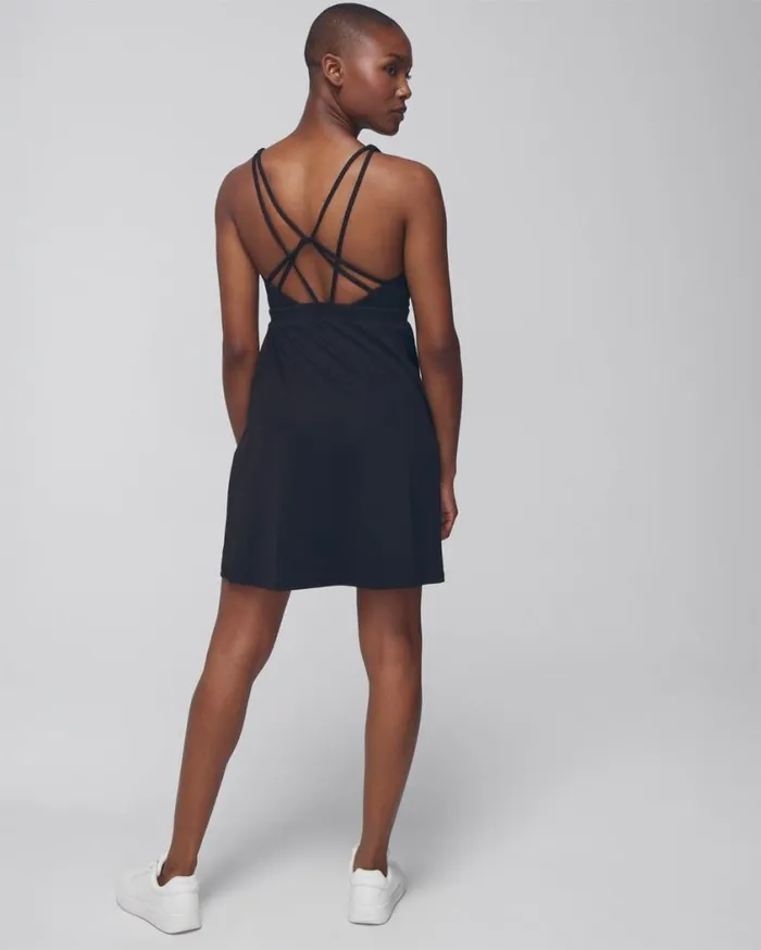 Soma 247 Strappy Back Sport Dress Limelight Women Short Dresses