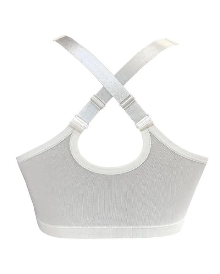 Soma AnaOno Pocketed Front Closure Post Surgery Bra Ivory Women Bras
