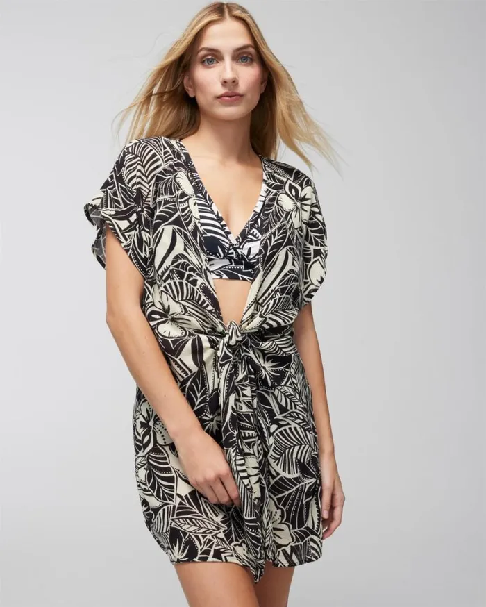 Soma Bleu Rod Ciao Bella Short Dress Black Women Swim