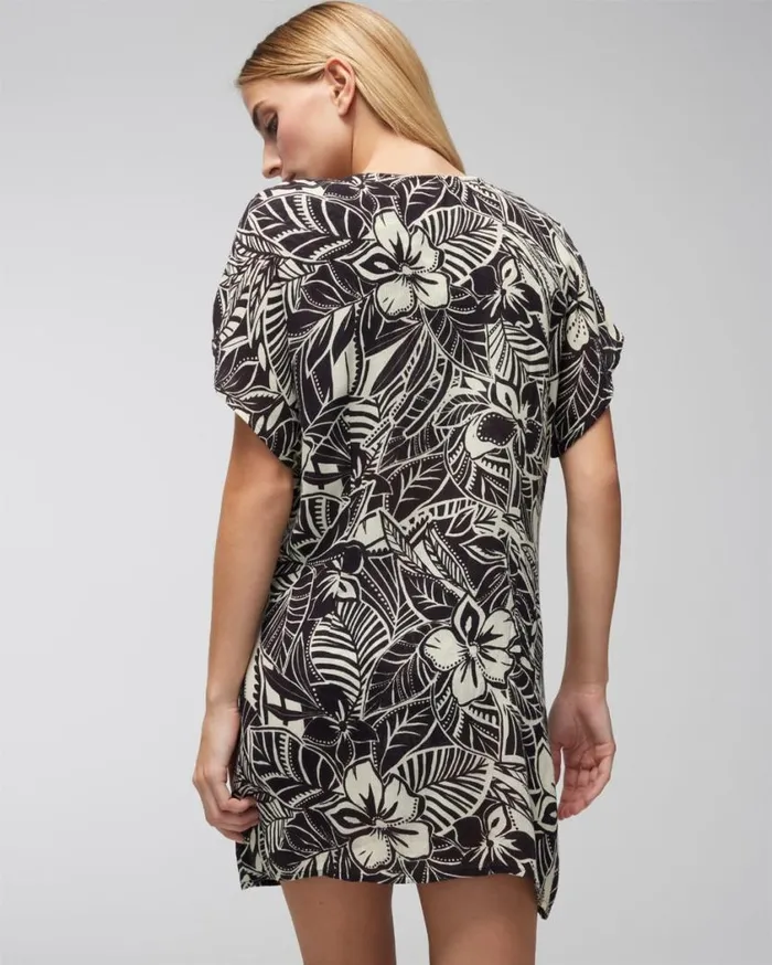 Soma Bleu Rod Ciao Bella Short Dress Black Women Swim