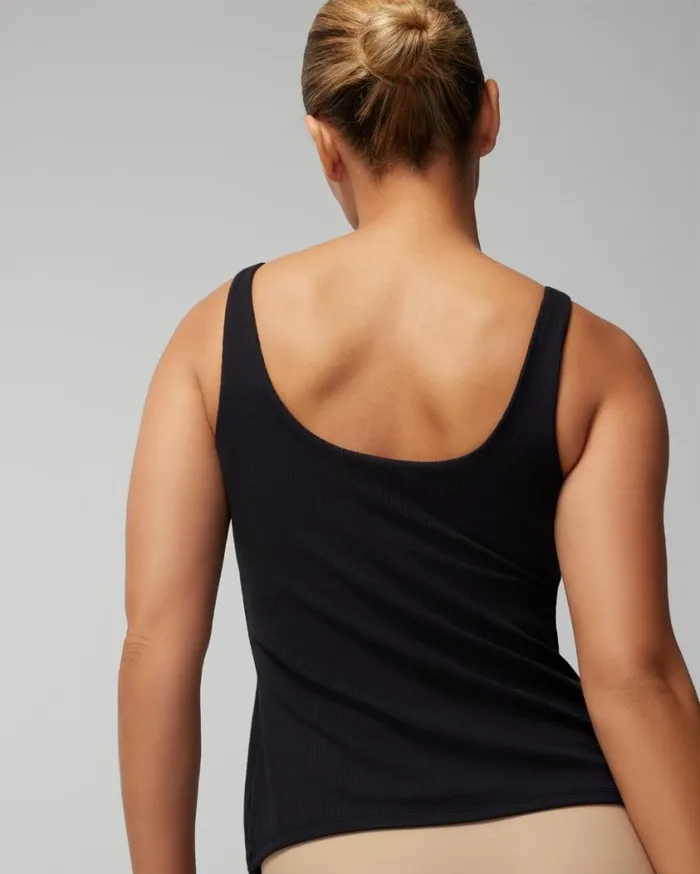 Soma Body Ribbed Bra Cami Polar Night Women Tops and Bodysuits