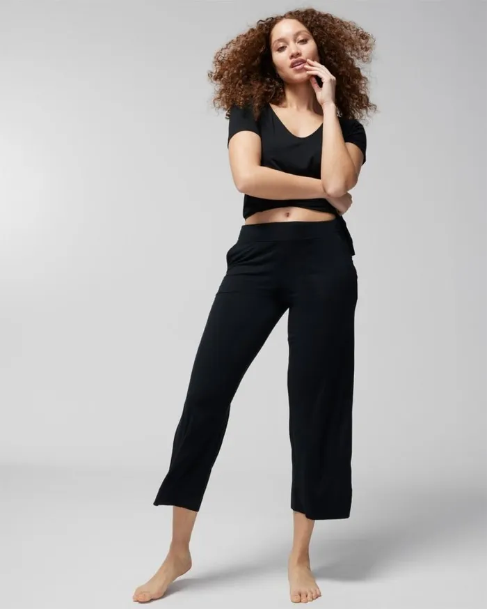 Soma Cool Nights Crop Pants Nightfall Navy Women Matching Sets and Separates
