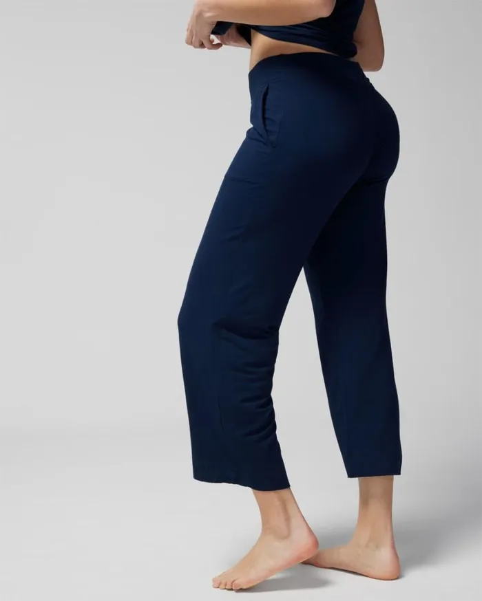 Soma Cool Nights Crop Pants Nightfall Navy Women Matching Sets and Separates