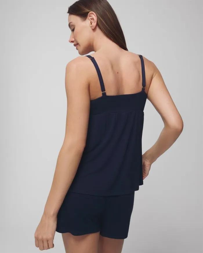 Soma Cool Nights Nursing Cami Nightfall Navy Women Matching Sets and Separates