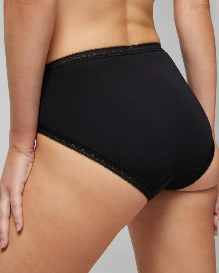 Soma Cotton Modal HighLeg Brief Gray Ink Women Panties