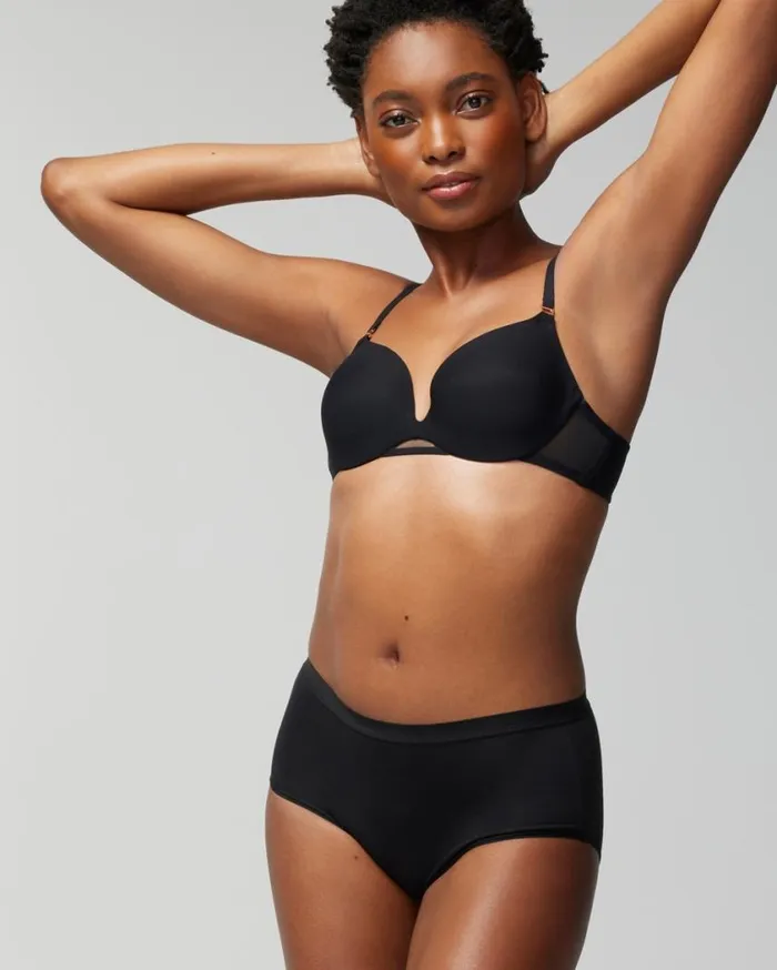 Soma Cotton Modal Tailored Modern Brief Roaming Ditsy Mini Pink Women Panties