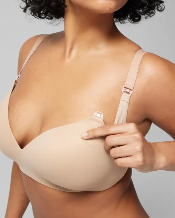 Soma Enbliss Wireless Nursing Bra Warm Amber Women Bras