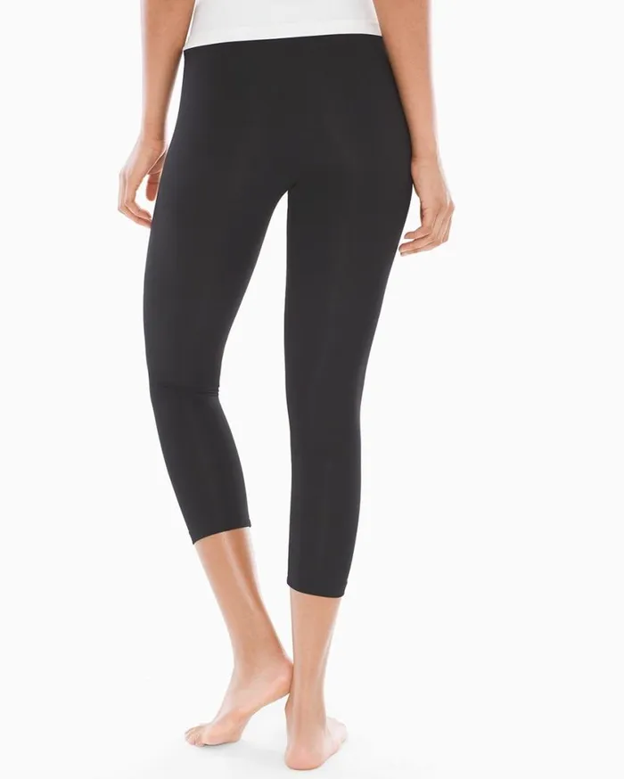 Soma Essential Crop Leggings Black Women Bottoms