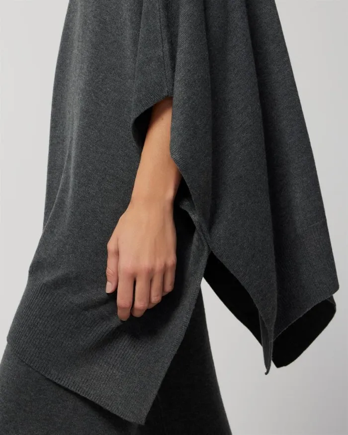 Soma Luxe Soft VNeck Poncho Woodland Women Sweaters and Jackets