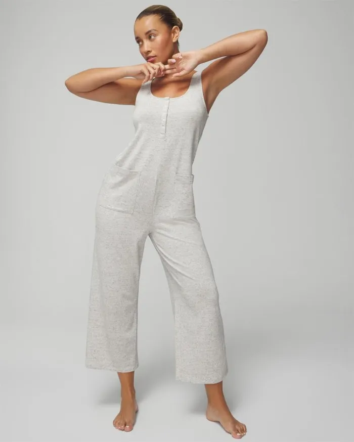 Soma Most Loved Cotton Jumpsuit Heather Agate Women Matching Sets and Separates
