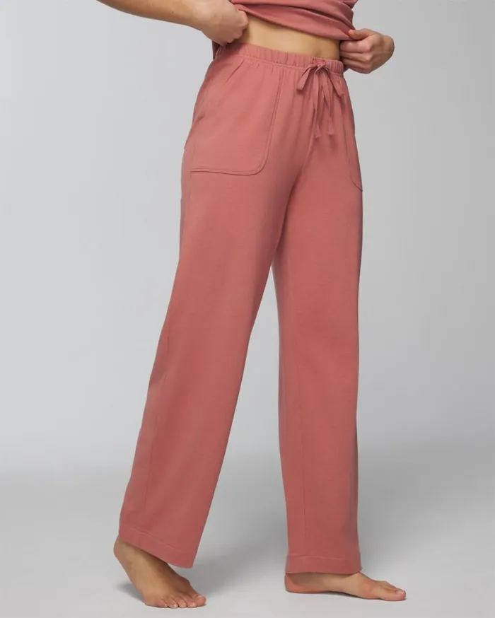 Soma Most Loved Cotton Pants Clay Rose Women Matching Sets and Separates