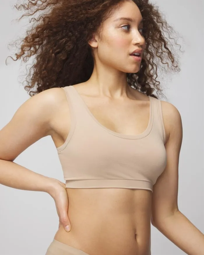 Soma Seamless 2 Pack Bralette Blackwarm Amber Women Bras
