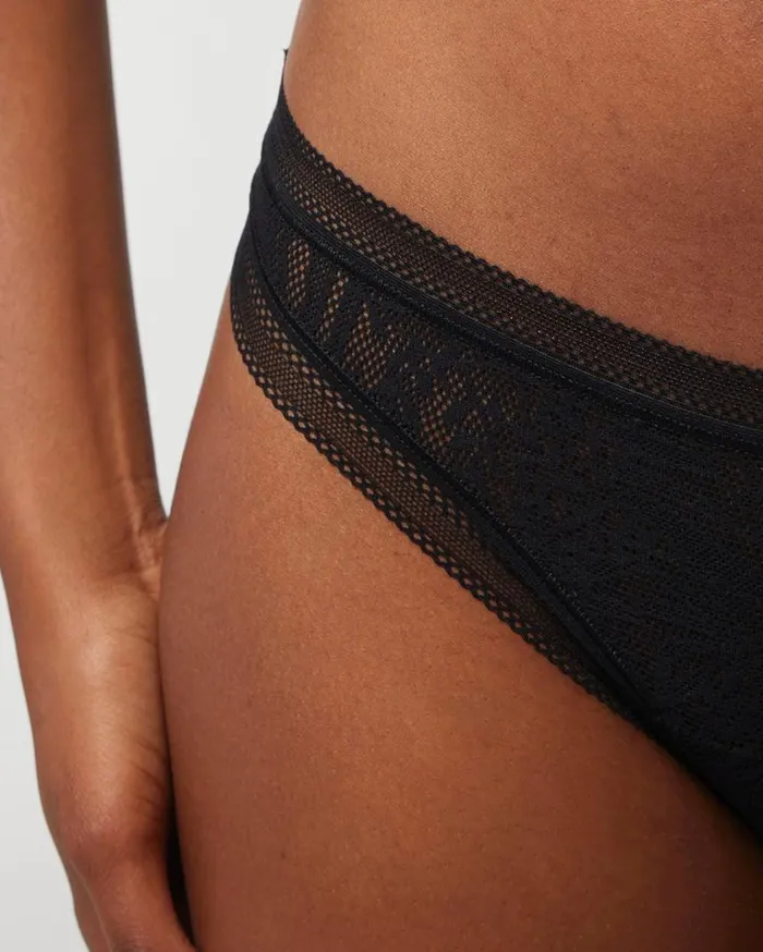 Soma Soma Stretch Lace Thong Dark Harbour Women Panties