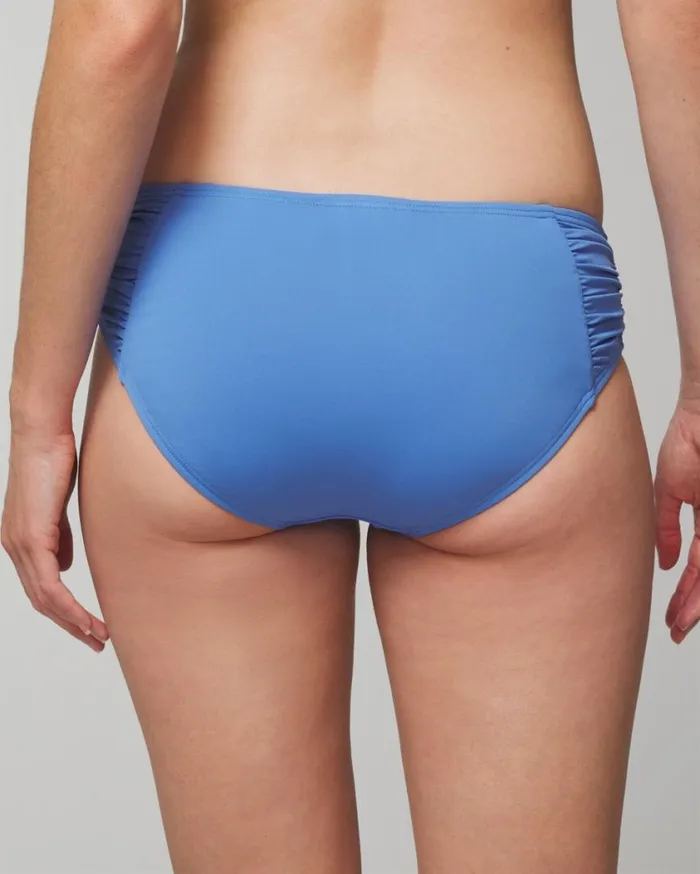 Soma Soma Swim Rouched Bikini Bottoms True Blue Women Swim