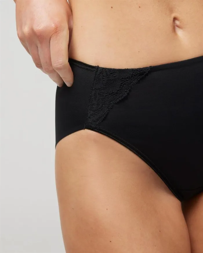 Soma Vanishing Tummy HighLeg Brief With Lace French Mauve Women Panties