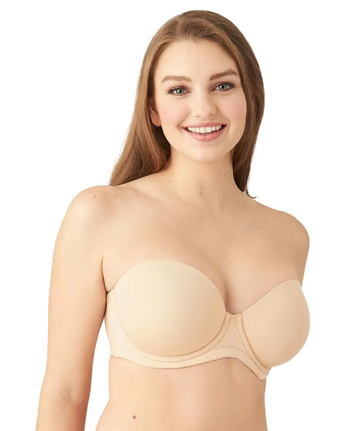 Soma Wacoal Red Carpet Full Figure Strapless Bra Nude Women Bras