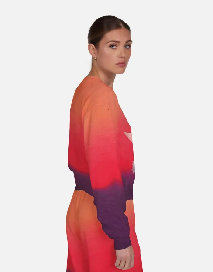 Spalding Cracked Star Malibu Skies Women039s Lauren Moshi Long Sleeve