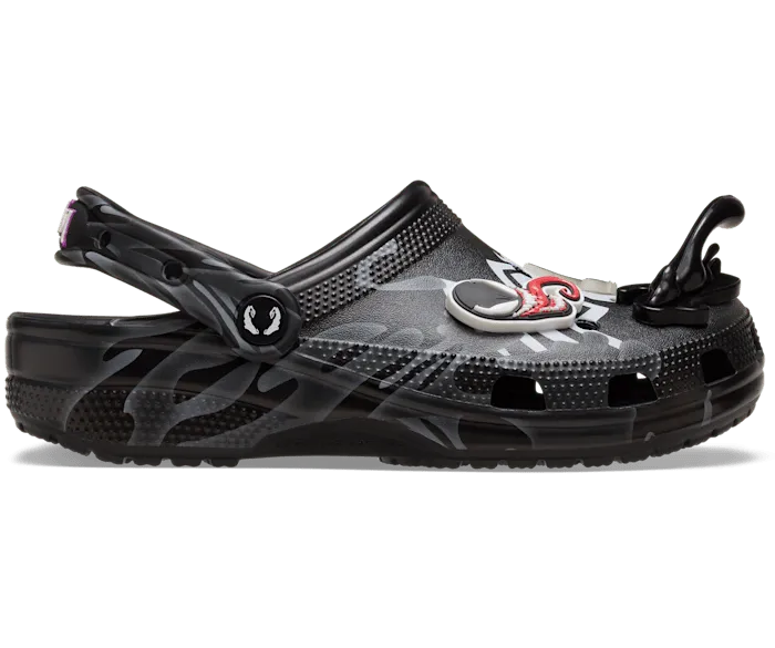 SpiderMan Venom Classic Clog Black Women Crocs Platforms 038 Wedges
