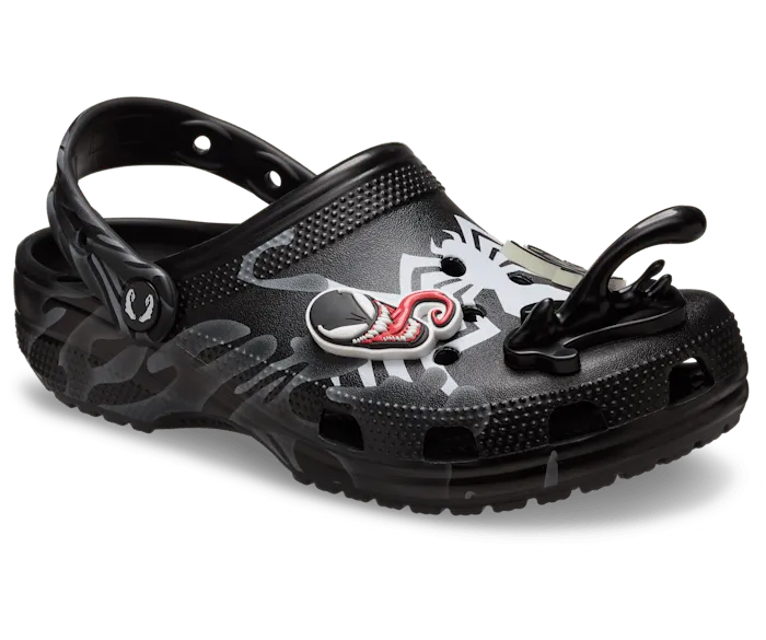 SpiderMan Venom Classic Clog Black Women Crocs Platforms 038 Wedges