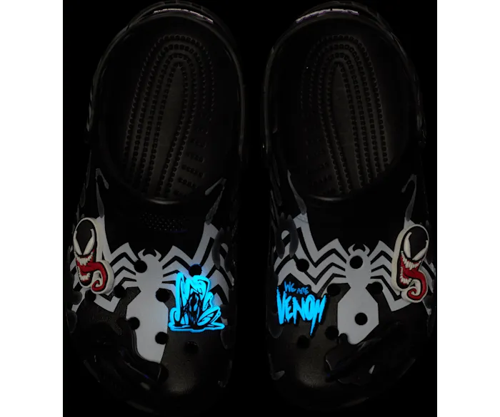 SpiderMan Venom Classic Clog Black Women Crocs Platforms 038 Wedges