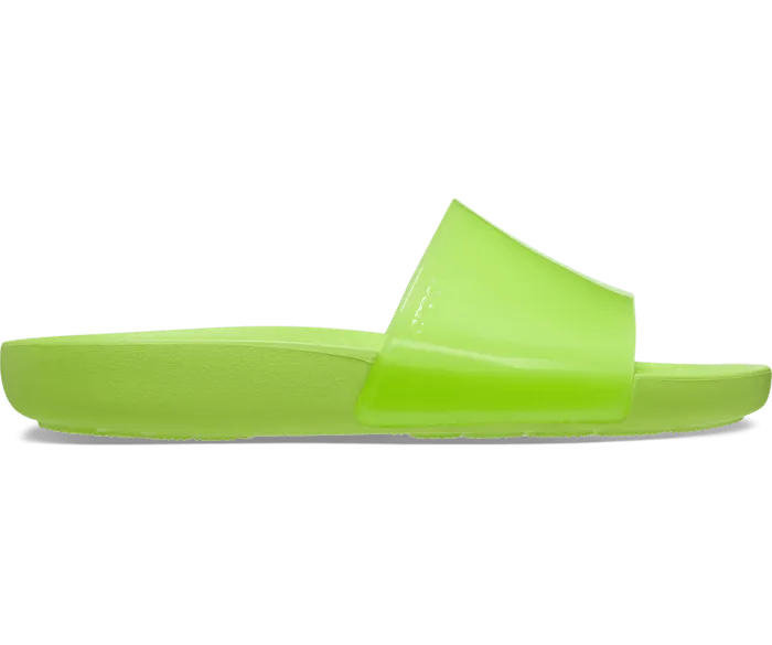 Splash Glossy Slide Limeade Women Crocs Sandals