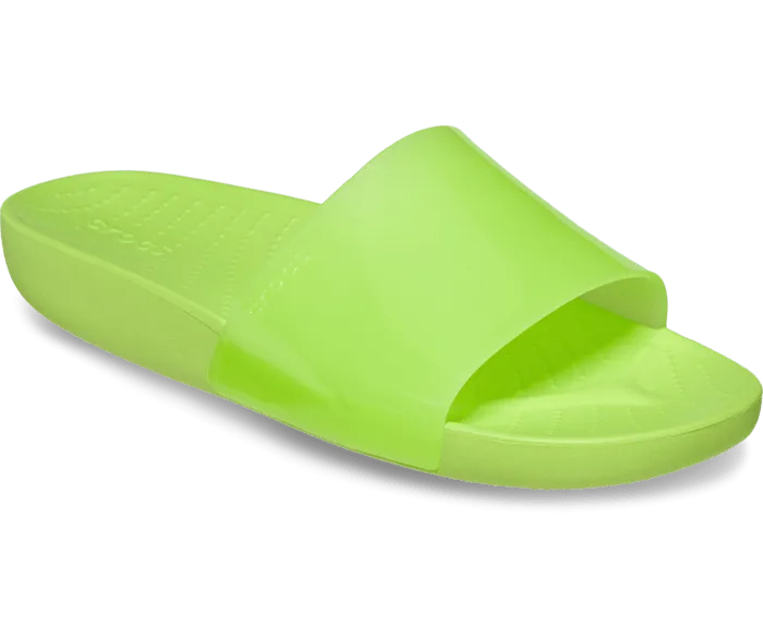 Splash Glossy Slide Limeade Women Crocs Sandals