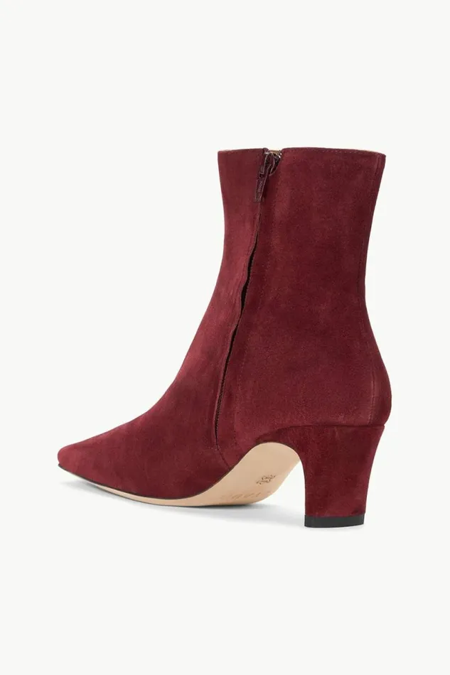STAUD Boots WALLY ANKLE BOOT Pinot Suede 8211 Women STAUD Boots WALLY ANKLE BOOT Pinot Suede 8211 Women
