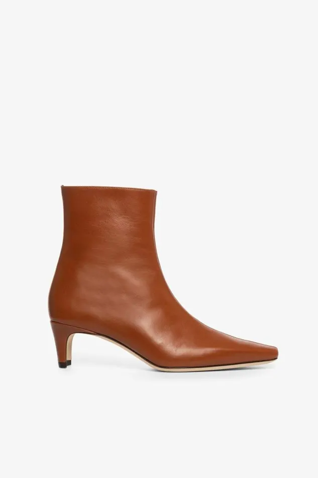 STAUD Boots WALLY ANKLE BOOT Tan 8211 Women