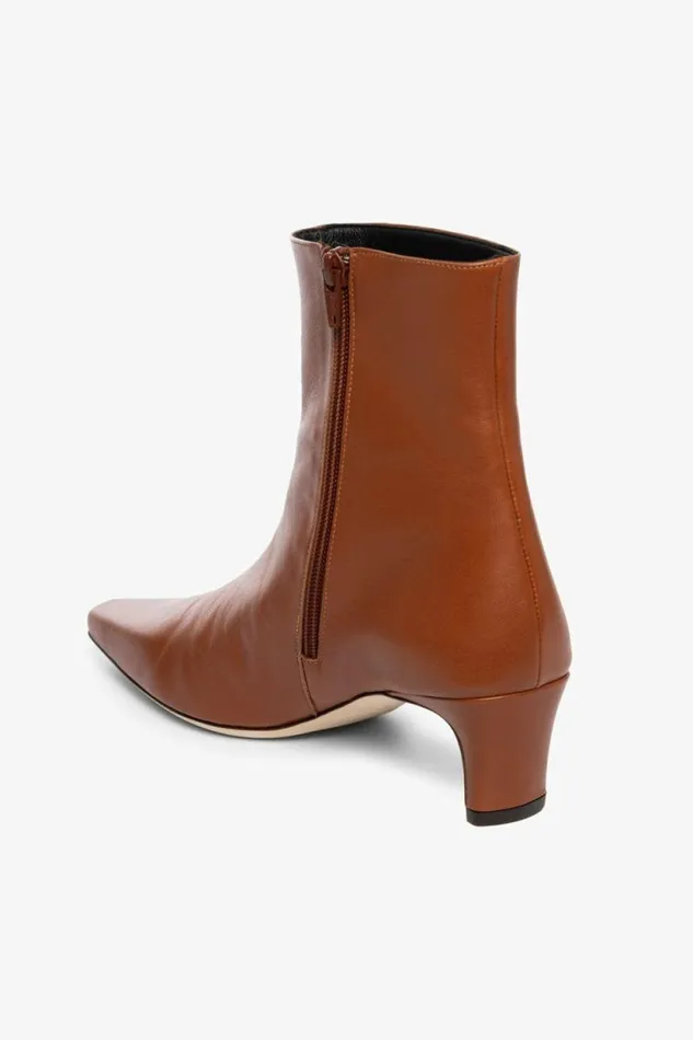 STAUD Boots WALLY ANKLE BOOT Tan 8211 Women