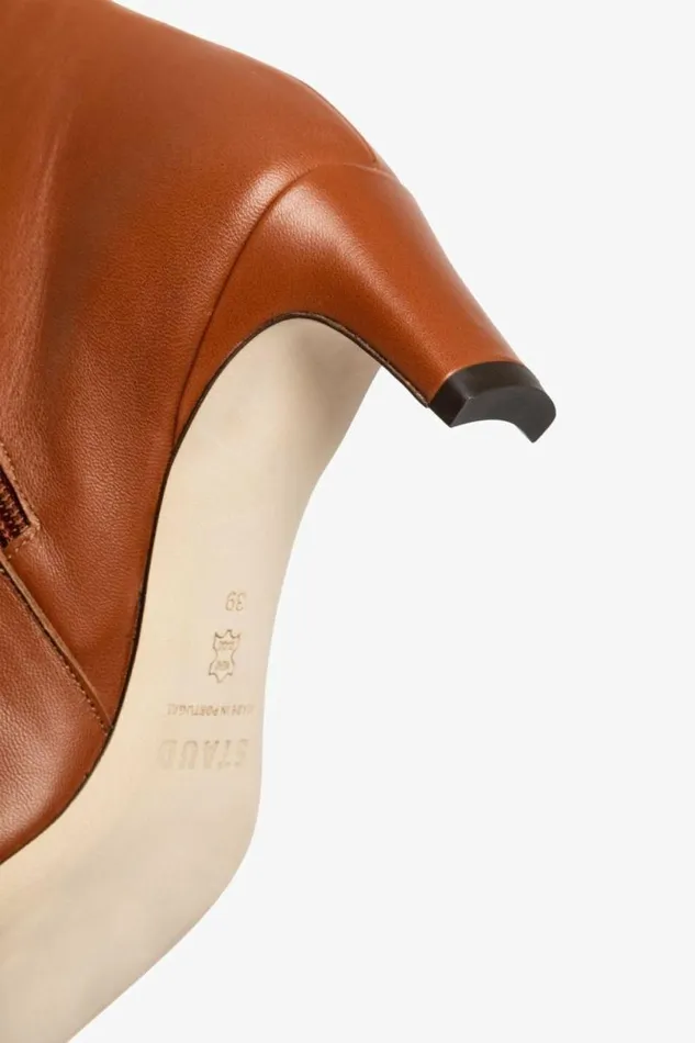STAUD Boots WALLY ANKLE BOOT Tan 8211 Women
