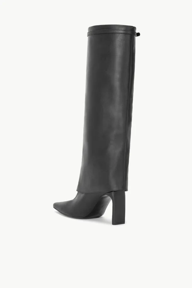 STAUD Boots WALLY FOLDOVER HIGH HEEL BOOT Black 8211 Women STAUD Boots WALLY FOLDOVER HIGH HEEL BOOT Black 8211 Women