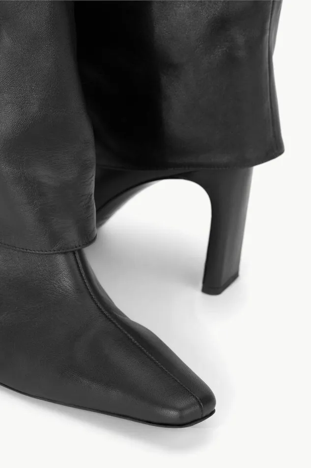 STAUD Boots WALLY FOLDOVER HIGH HEEL BOOT Black 8211 Women STAUD Boots WALLY FOLDOVER HIGH HEEL BOOT Black 8211 Women