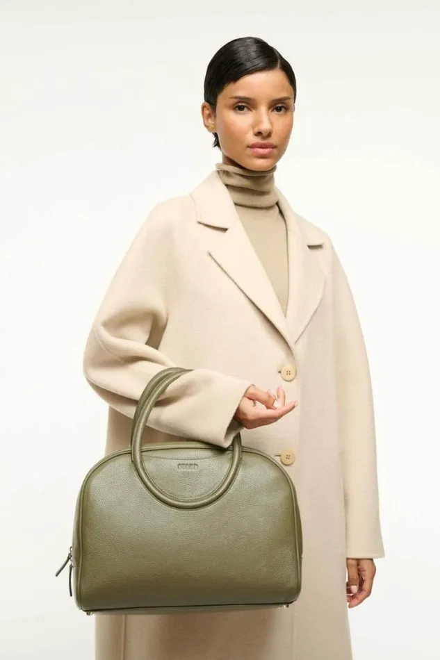 STAUD Carryalls MAUDE BOWLER BAG Avocado 8211 Women STAUD Carryalls MAUDE BOWLER BAG Avocado 8211 Women