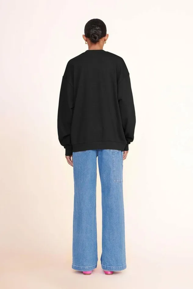 STAUD Custom Clothing CUSTOM X CBONZ OVERSIZED SWEATSHIRT Black 8211 Pet