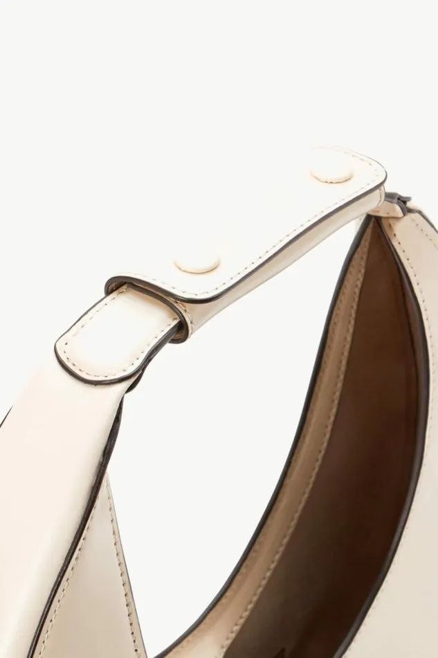 STAUD Custom Handbags CUSTOM MOON BAG Cream 8211 Women