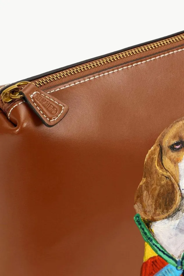 STAUD Custom Handbags CUSTOM SHIRLEY POUCH Tan 8211 Women