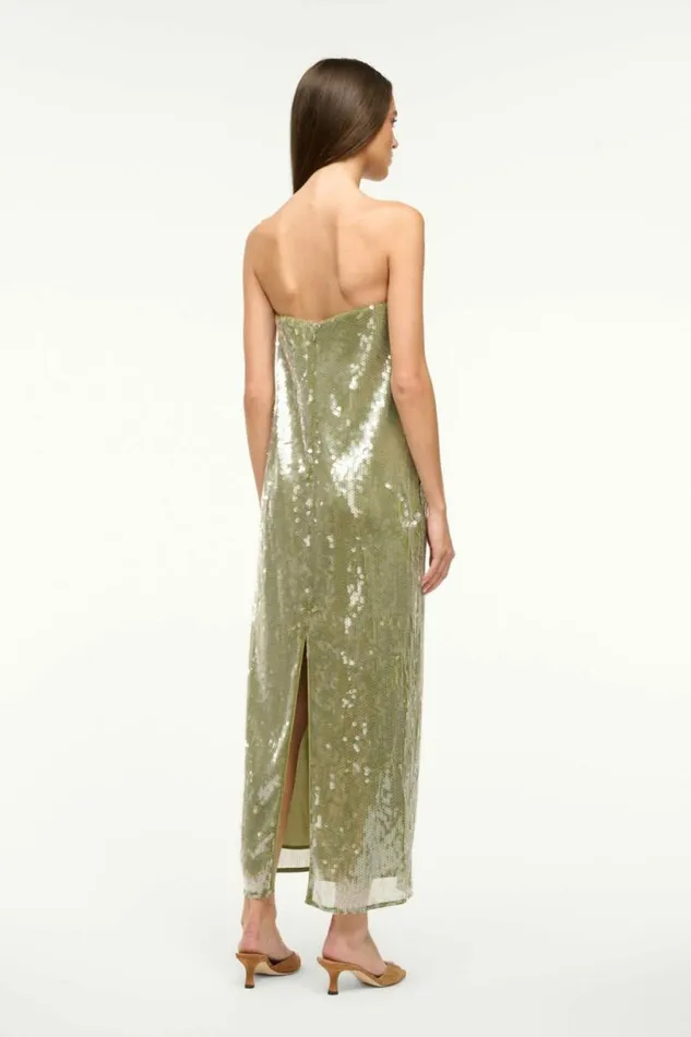 STAUD Dresses CASEY DRESS Garden Moss 8211 Women