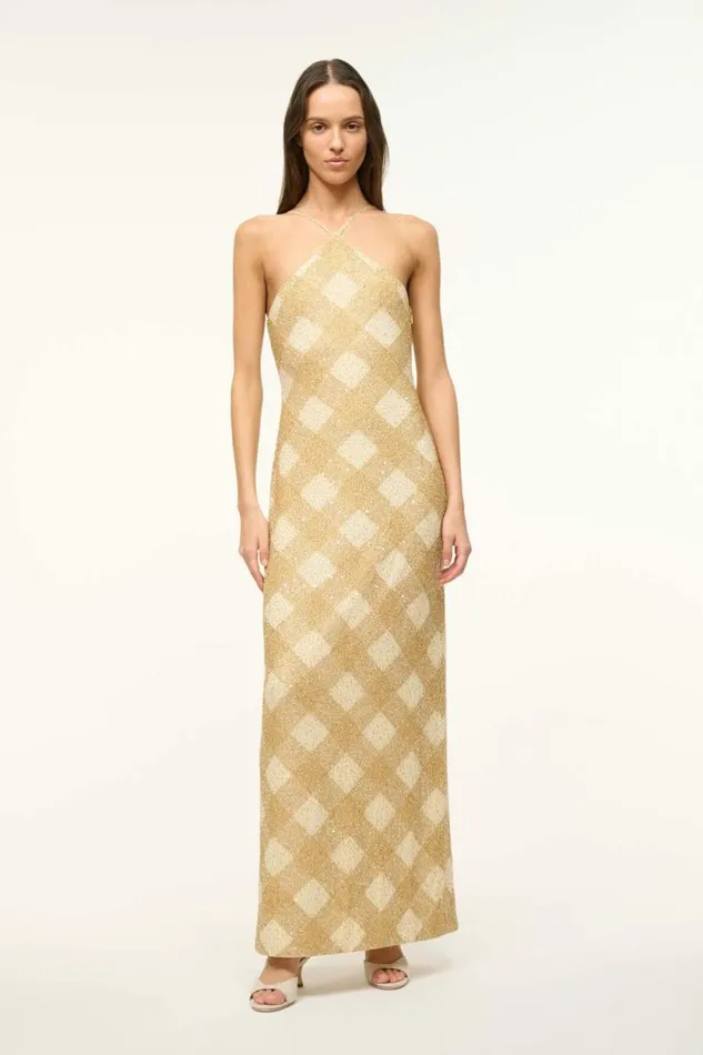 STAUD Dresses CUBISM DRESS Golden Hour 8211 Women