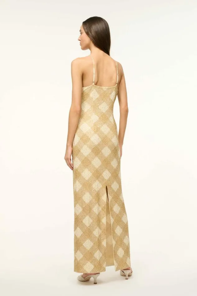 STAUD Dresses CUBISM DRESS Golden Hour 8211 Women STAUD Dresses CUBISM DRESS Golden Hour 8211 Women