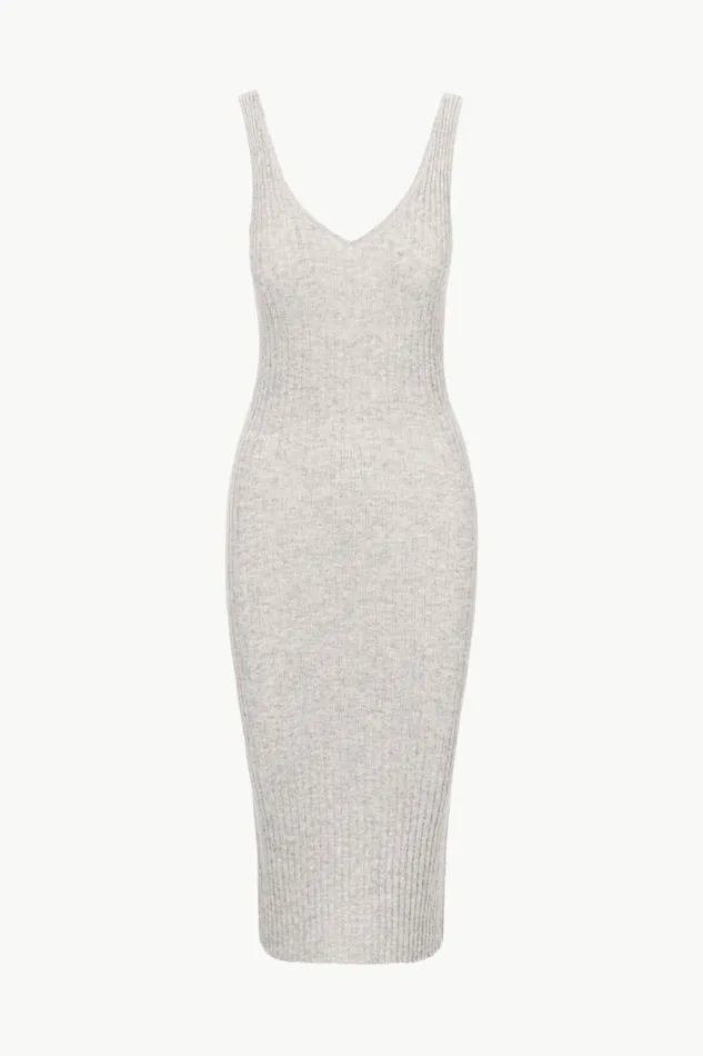 STAUD Dresses DANA CASHMERE DRESS Heather Grey 8211 Women