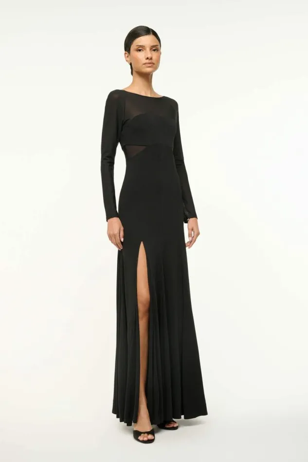 STAUD Dresses DARA DRESS Black 8211 Women STAUD Dresses DARA DRESS Black 8211 Women