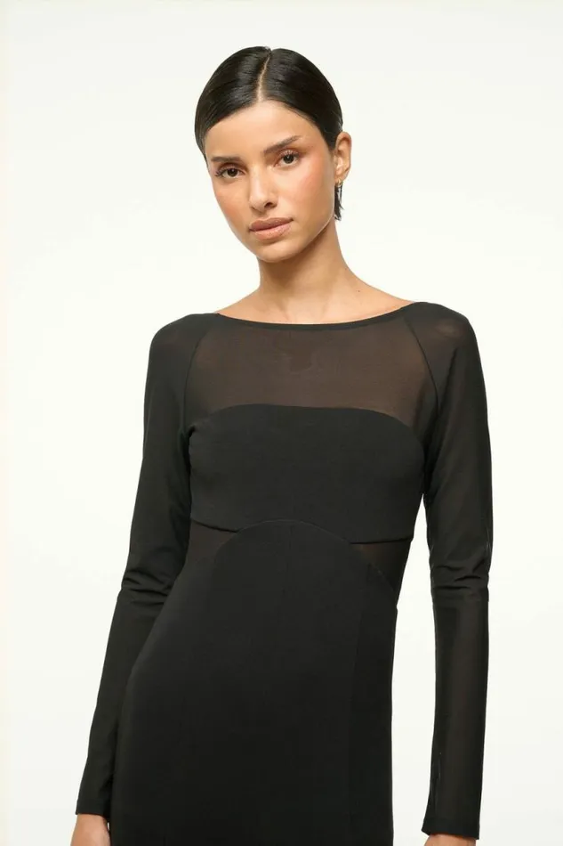 STAUD Dresses DARA DRESS Black 8211 Women STAUD Dresses DARA DRESS Black 8211 Women