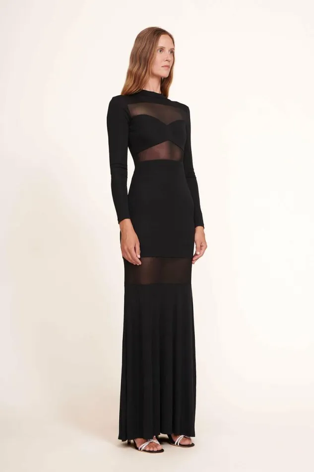 STAUD Dresses FALCON DRESS Black 8211 Women STAUD Dresses FALCON DRESS Black 8211 Women