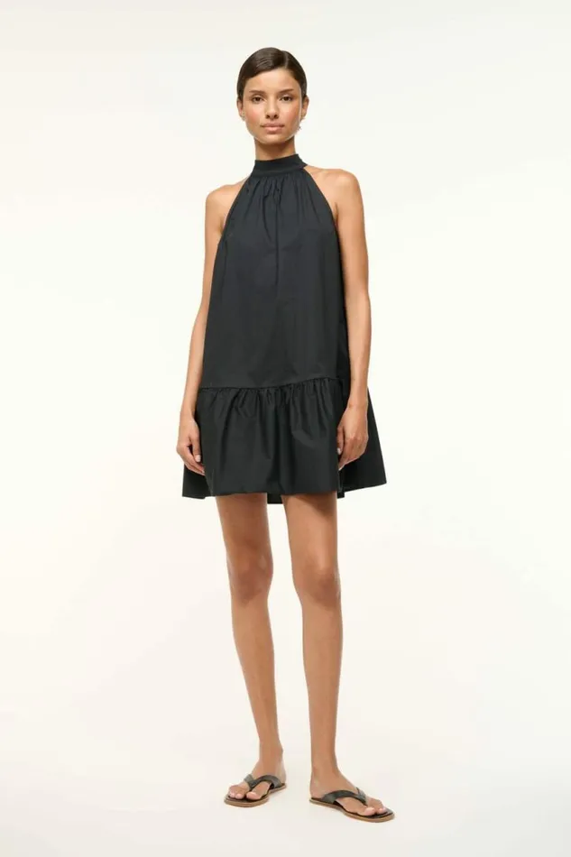 STAUD Dresses MINI MARLOWE DRESS Black 8211 Women