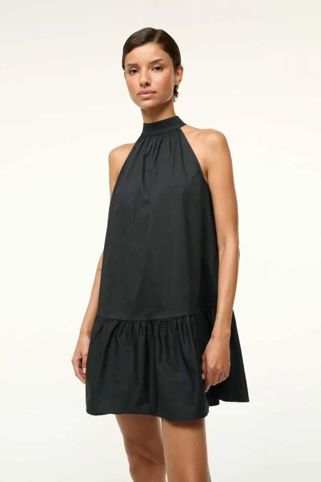 STAUD Dresses MINI MARLOWE DRESS Black 8211 Women