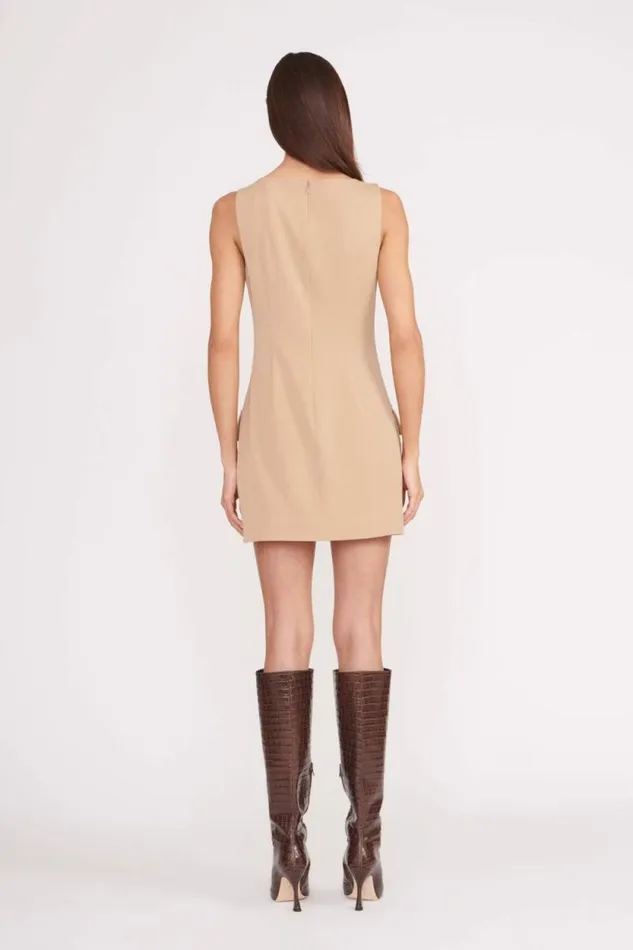 STAUD Dresses SHEILA DRESS Camel 8211 Women STAUD Dresses SHEILA DRESS Camel 8211 Women